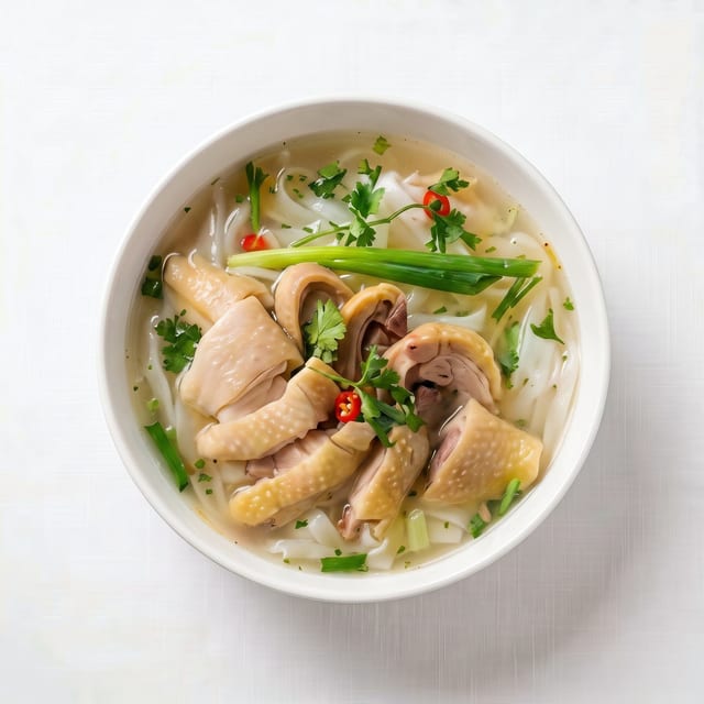 Phở Gà (Chicken Noodle Soup).