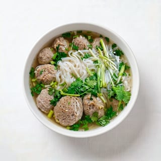 20. Phở Bò Viên (Beefball Noodle Soup)