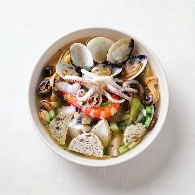 Phở Đồ Biển (Seafood Noodle Soup).